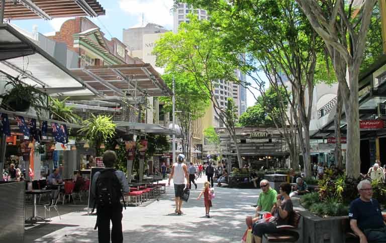 Queen street mall,Brisbane